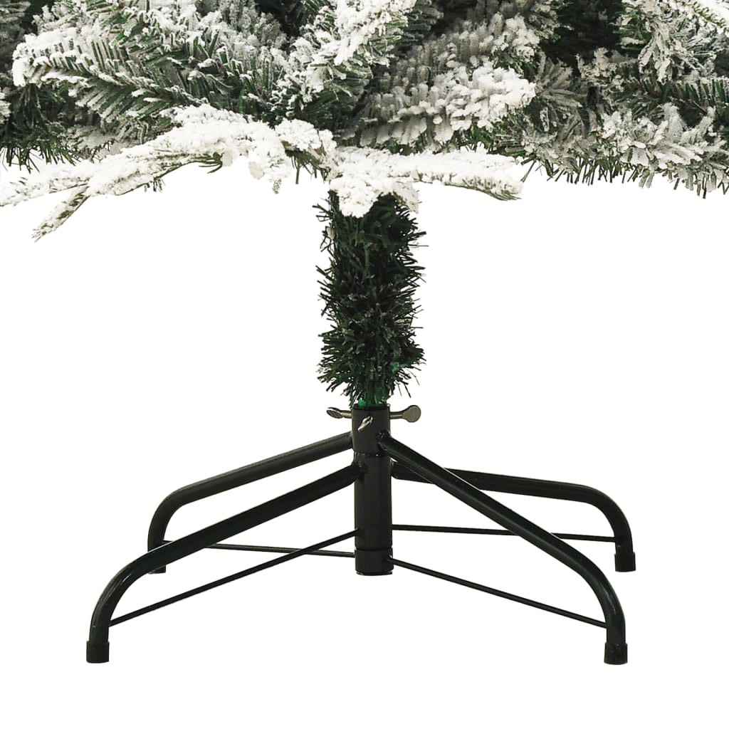 Künstlicher Weihnachtsbaum Beschneit Grün 210 cm PVC PE