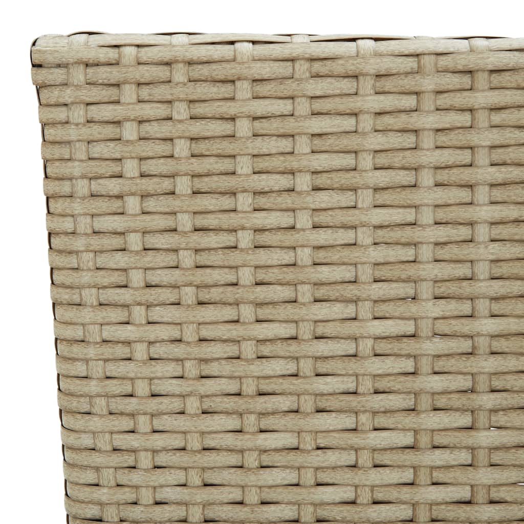 vidaXL 3-tlg. Garten-Essgruppe Beige