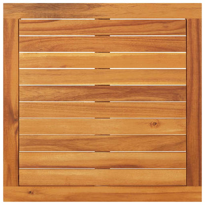 vidaXL Ensemble de salon de jardin 2 pcs avec coussins Crème Bois d'acacia