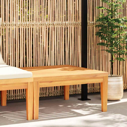 vidaXL Table de jardin 64x64x29 cm Bois d'acacia massif