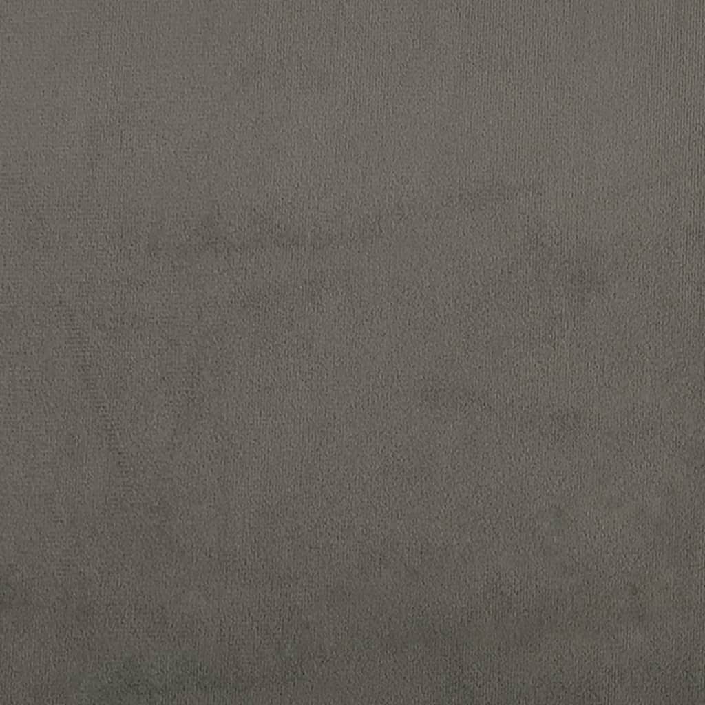 vidaXL Chaises de salle à manger 2 pcs Pivotantes Gris foncé Velours