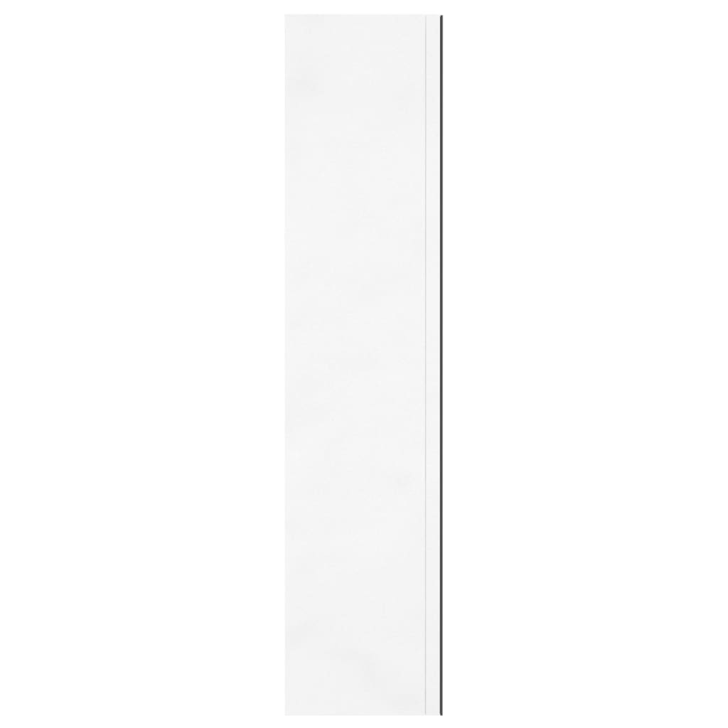 vidaXL Armoire de toilette 60x15x75 cm MDF Blanc Brillant