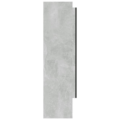 vidaXL Armoire de toilette 80x15x60 cm MDF Gris béton