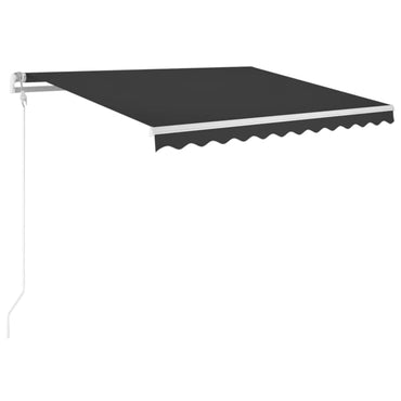 vidaXL Markise Automatisch Einziehbar 350x250 cm Anthrazit