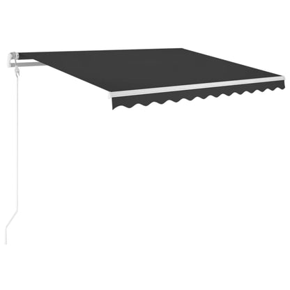 vidaXL Markise Automatisch Einziehbar 350x250 cm Anthrazit