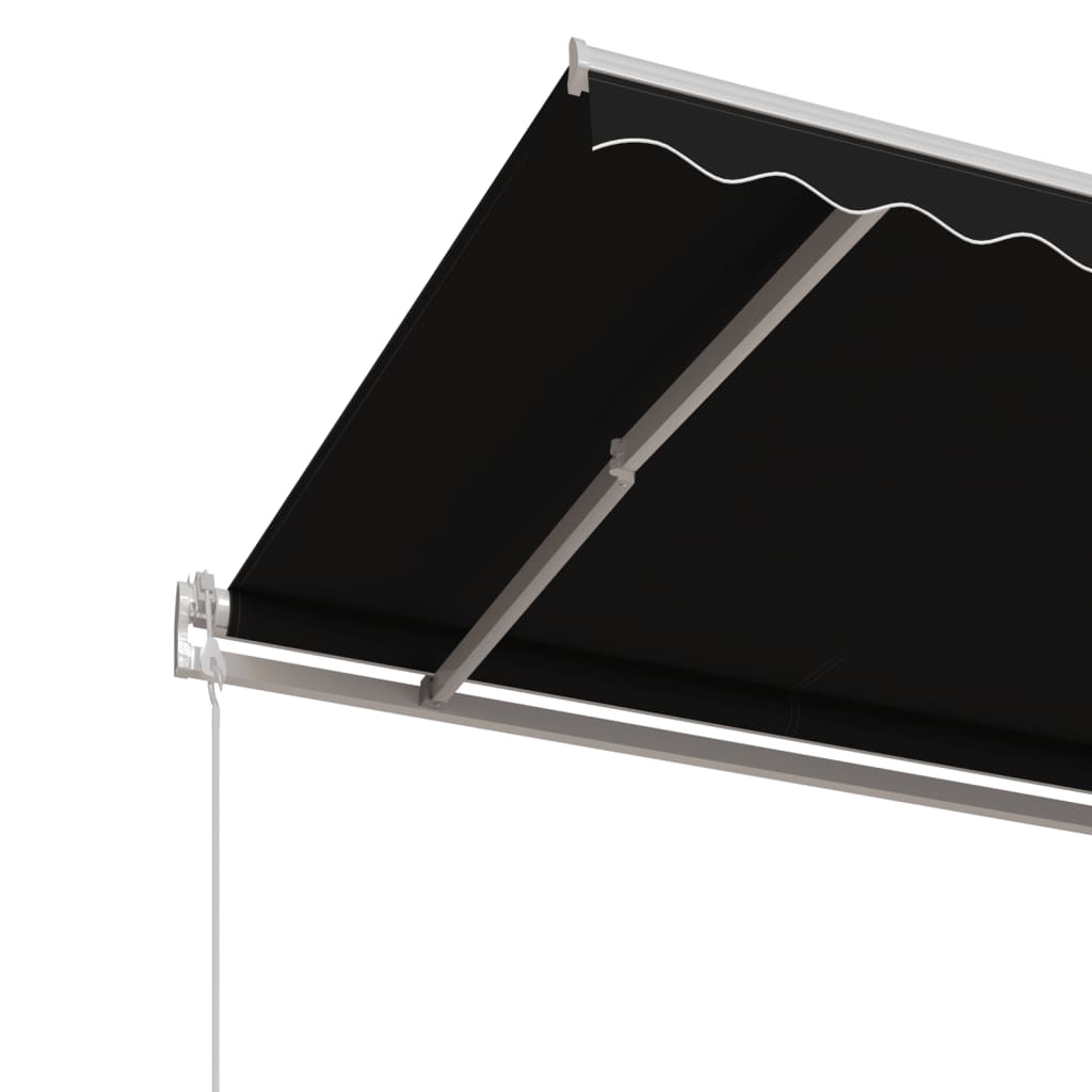 vidaXL Markise Automatisch Einziehbar 350x250 cm Anthrazit