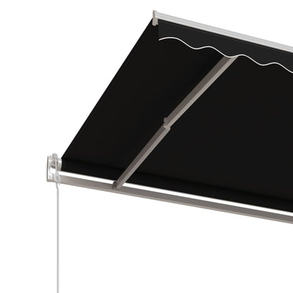 vidaXL Markise Automatisch Einziehbar 350x250 cm Anthrazit