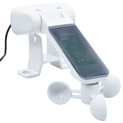 vidaXL Markise Automatisch mit Rollo LED Windsensor 3x2,5 m Anthrazit