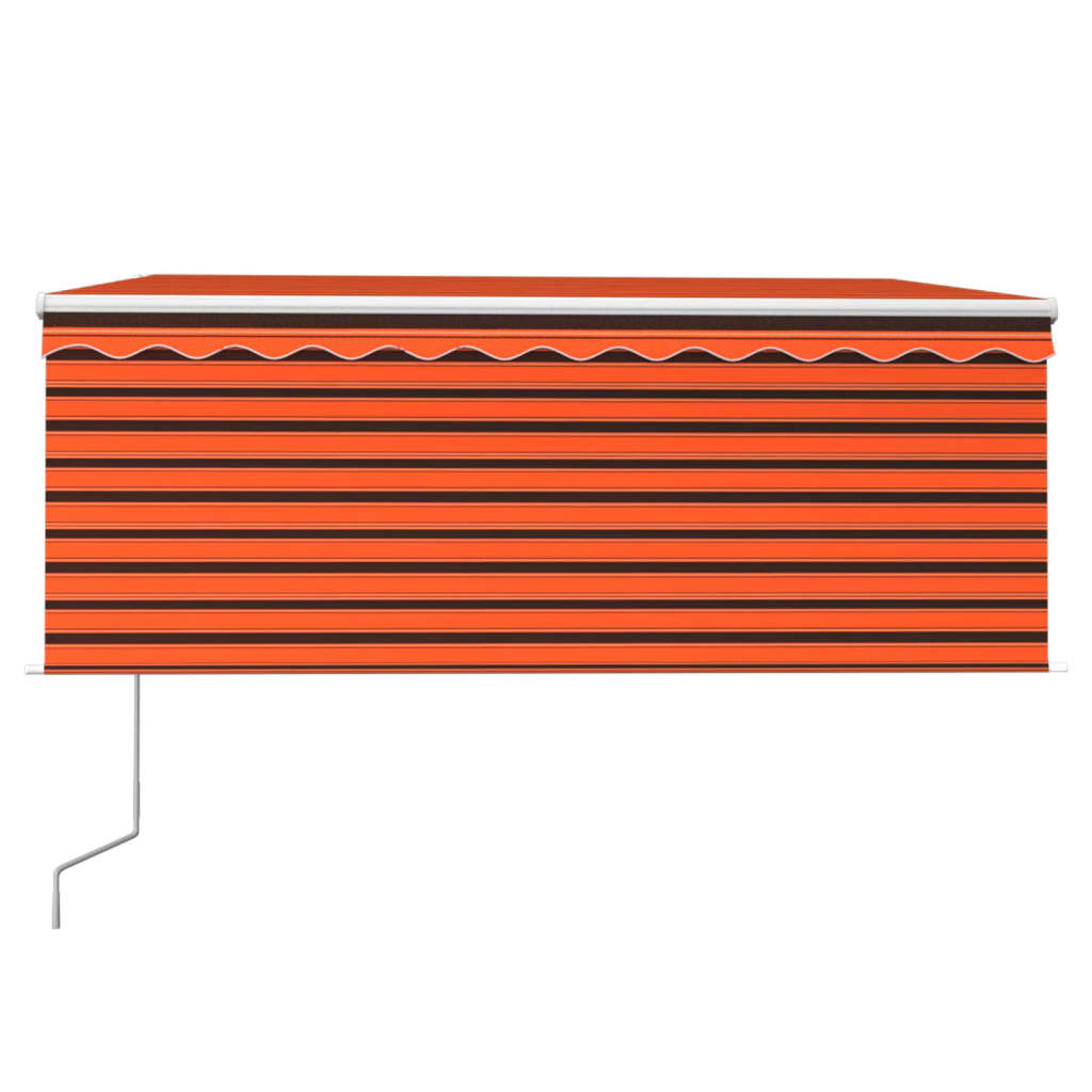 vidaXL Auvent automatique avec store LED et capteur de vent 3x2,5 m