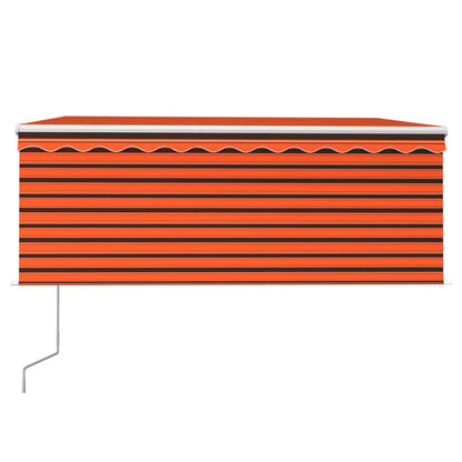 vidaXL Auvent automatique avec store LED et capteur de vent 3x2,5 m