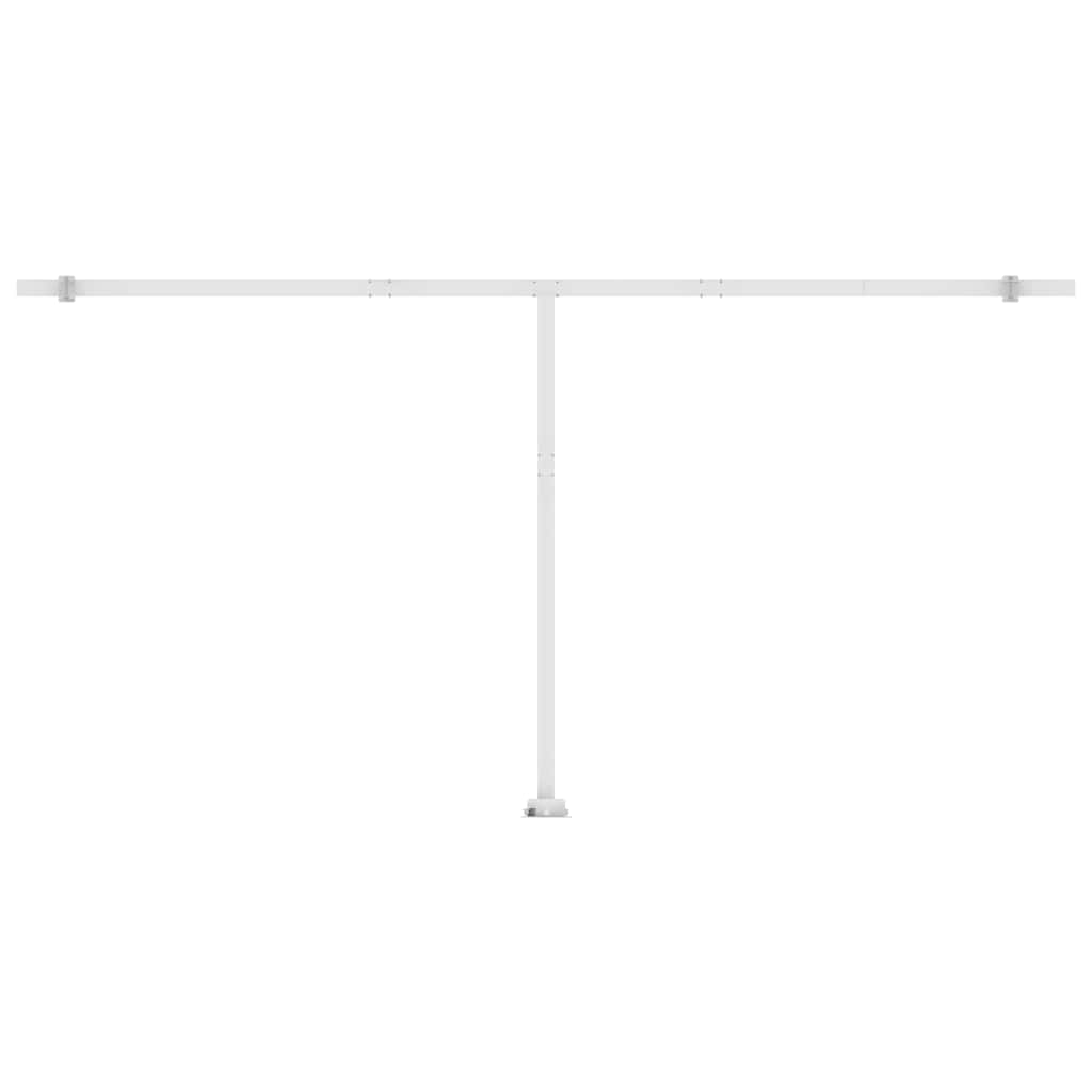 vidaXL Standmarkise Automatisch 600x300 cm Blau/Weiß