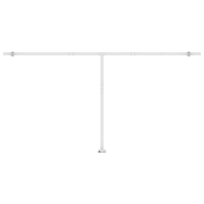vidaXL Standmarkise Automatisch 600x300 cm Blau/Weiß