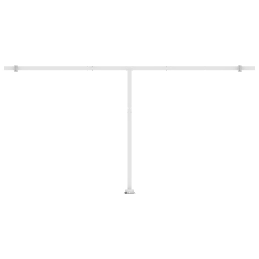 vidaXL Standmarkise Automatisch 600x350 cm Orange/Braun