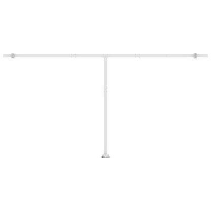 vidaXL Automatische Markise mit LED Windsensor 600x350 cm Orange/Braun