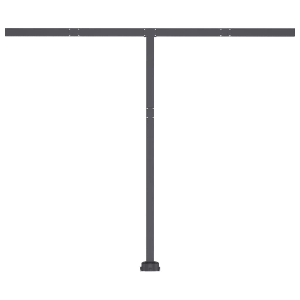 vidaXL Standmarkise Automatisch 300x250 cm Blau/Weiß