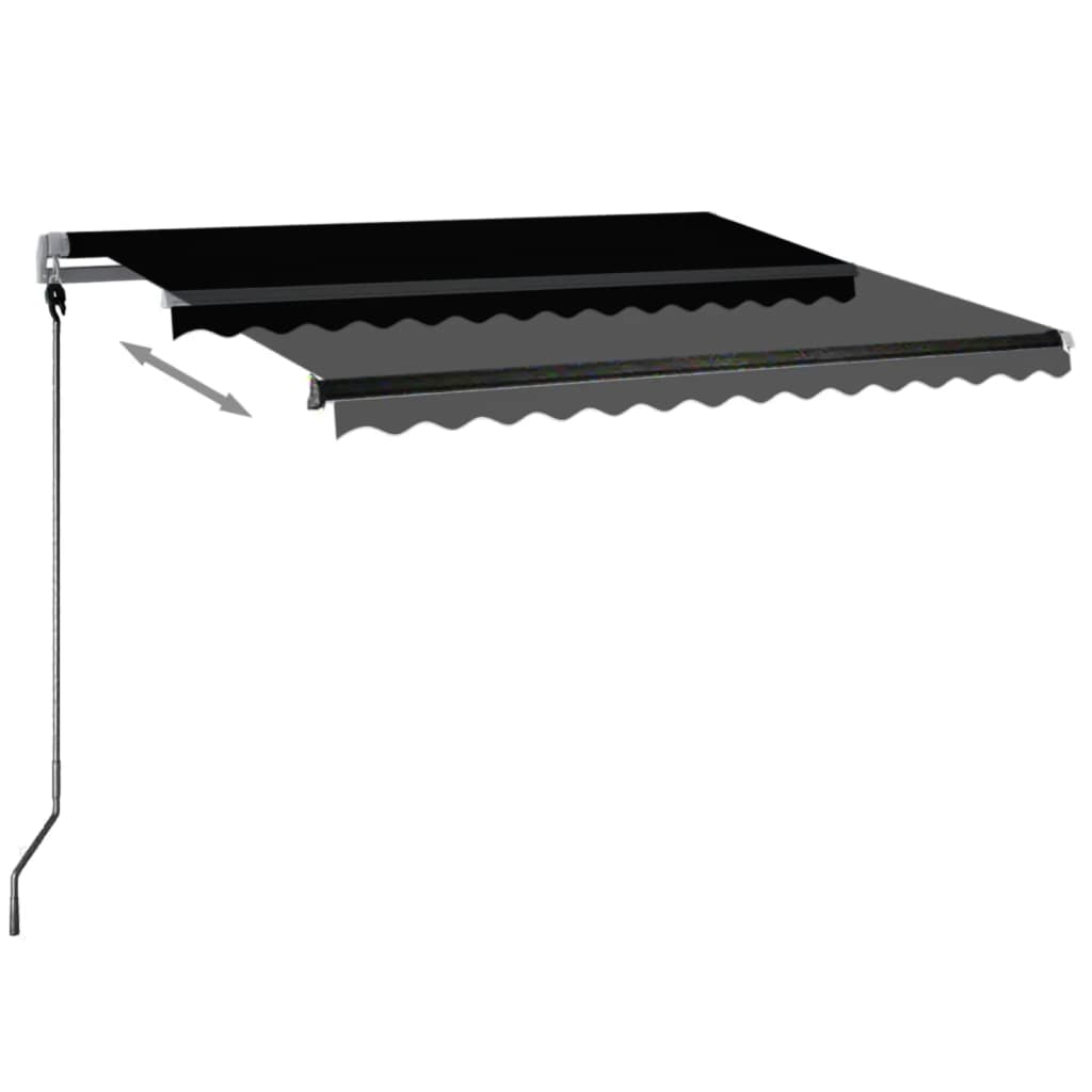 vidaXL Standmarkise Automatisch 300x250 cm Anthrazit