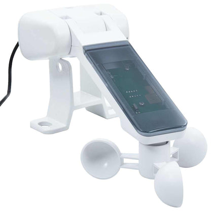 vidaXL Automatische Markise mit LED & Windsensor 300x250 cm Creme
