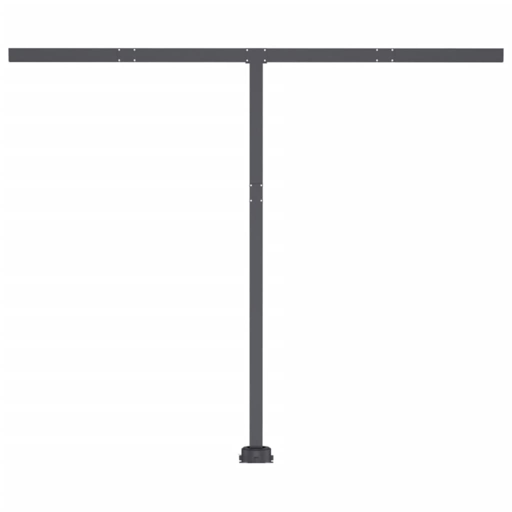 vidaXL Automatische Markise mit LED & Windsensor 300x250 cm Anthrazit