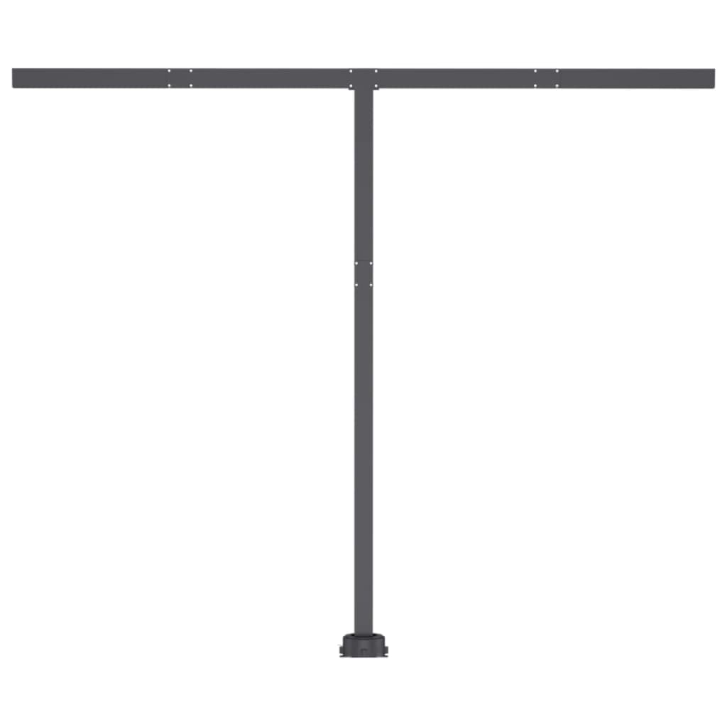 vidaXL Automatische Markise mit LED Windsensor 300x250 cm Orange/Braun