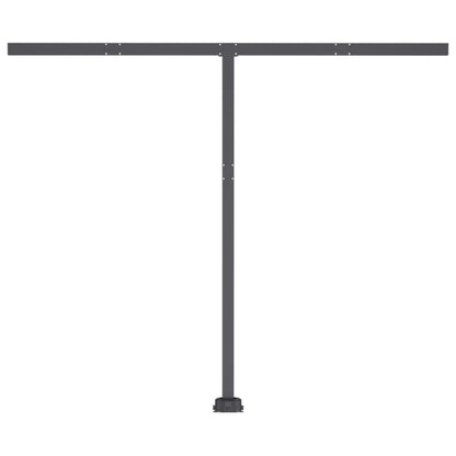 vidaXL Automatische Markise mit LED Windsensor 300x250 cm Orange/Braun