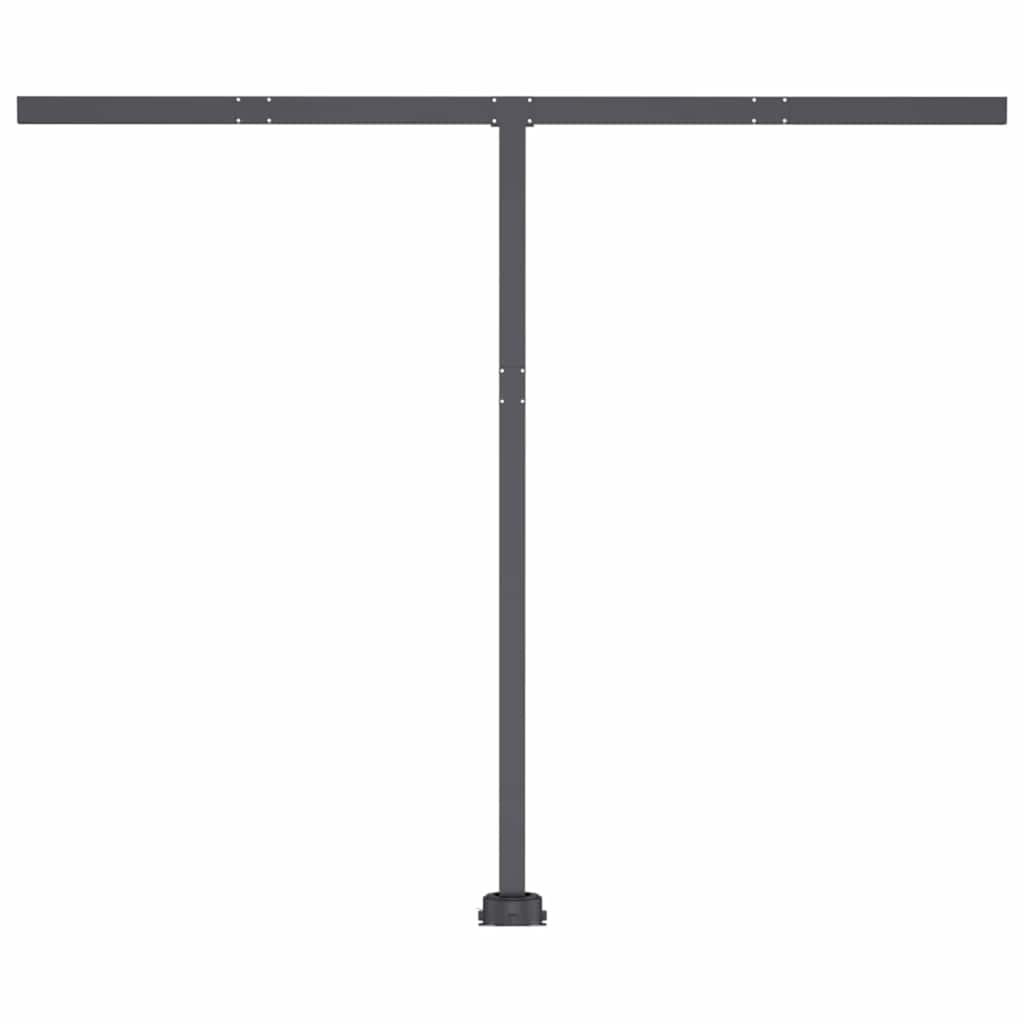 vidaXL Standmarkise Manuell Einziehbar 350x250 cm Creme
