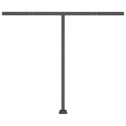 vidaXL Standmarkise Manuell Einziehbar 350x250 cm Orange/Braun