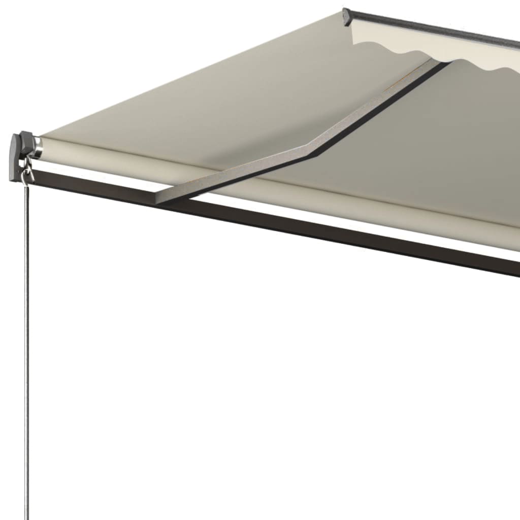 vidaXL Standmarkise Automatisch 350x250 cm Cremeweiß