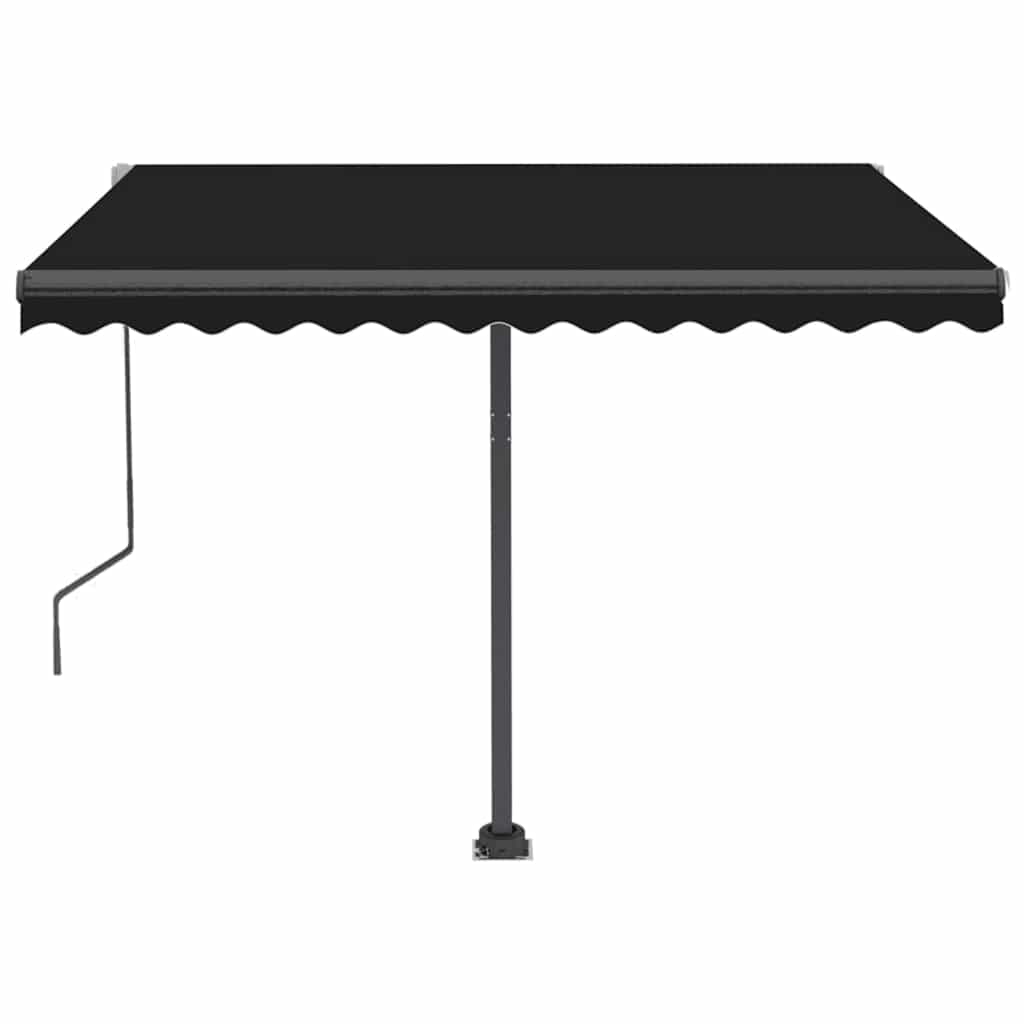 vidaXL Standmarkise Automatisch 350x250 cm Anthrazit