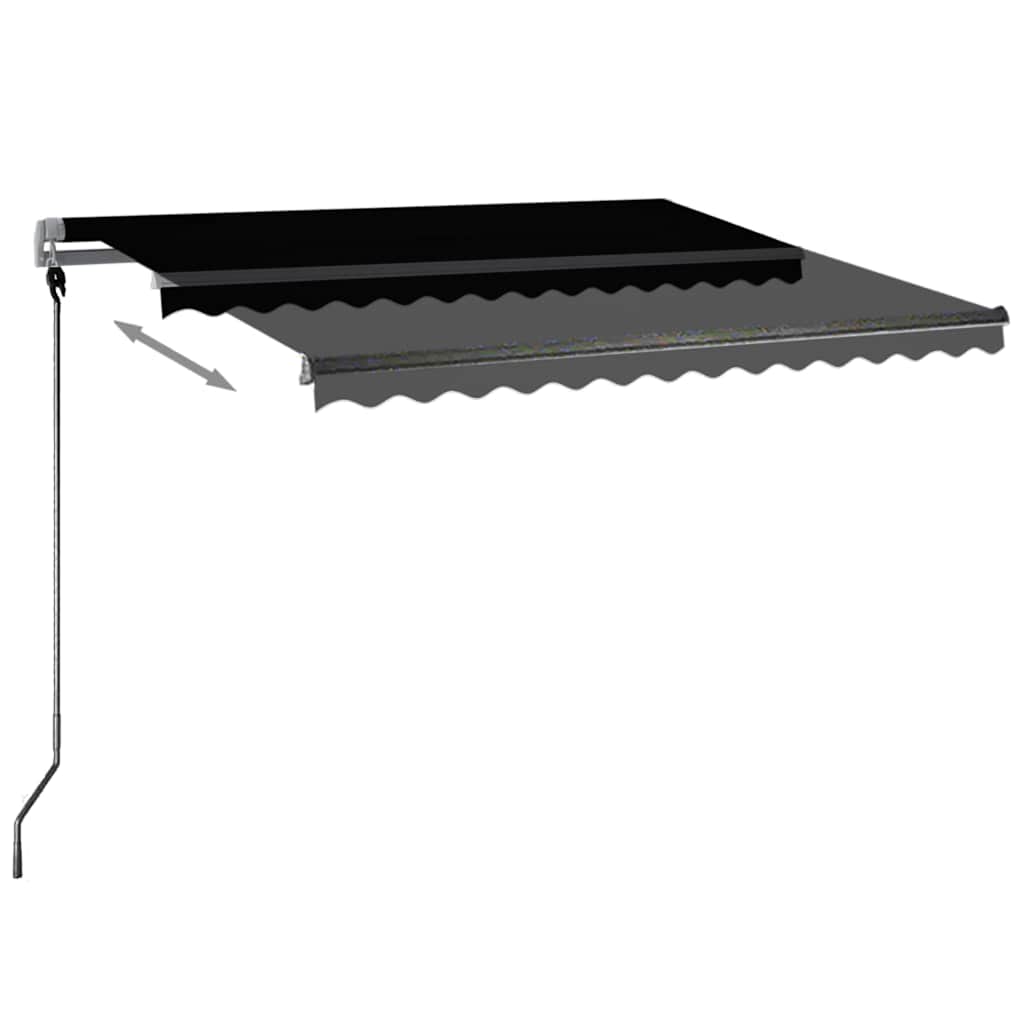 vidaXL Standmarkise Automatisch 350x250 cm Anthrazit