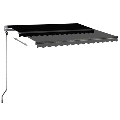 vidaXL Standmarkise Automatisch 350x250 cm Anthrazit