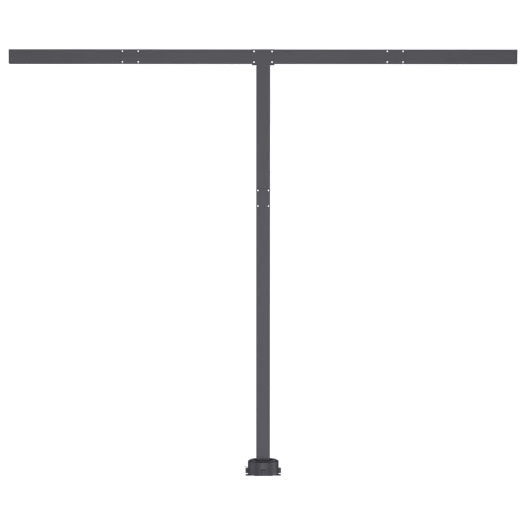 vidaXL Standmarkise Automatisch 350x250 cm Orange/Braun