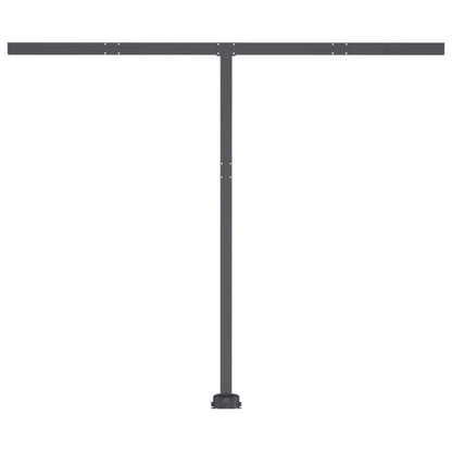 vidaXL Standmarkise Automatisch 350x250 cm Orange/Braun