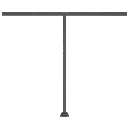 vidaXL Automatische Markise mit LED & Windsensor 350x250 cm Gelb/Weiß