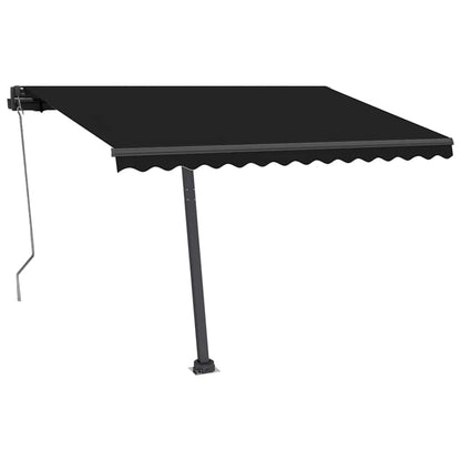 vidaXL Automatische Markise mit LED & Windsensor 350x250 cm Anthrazit