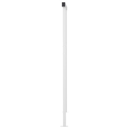 vidaXL Auvent rétractable manuel avec LED 4x3 m Anthracite