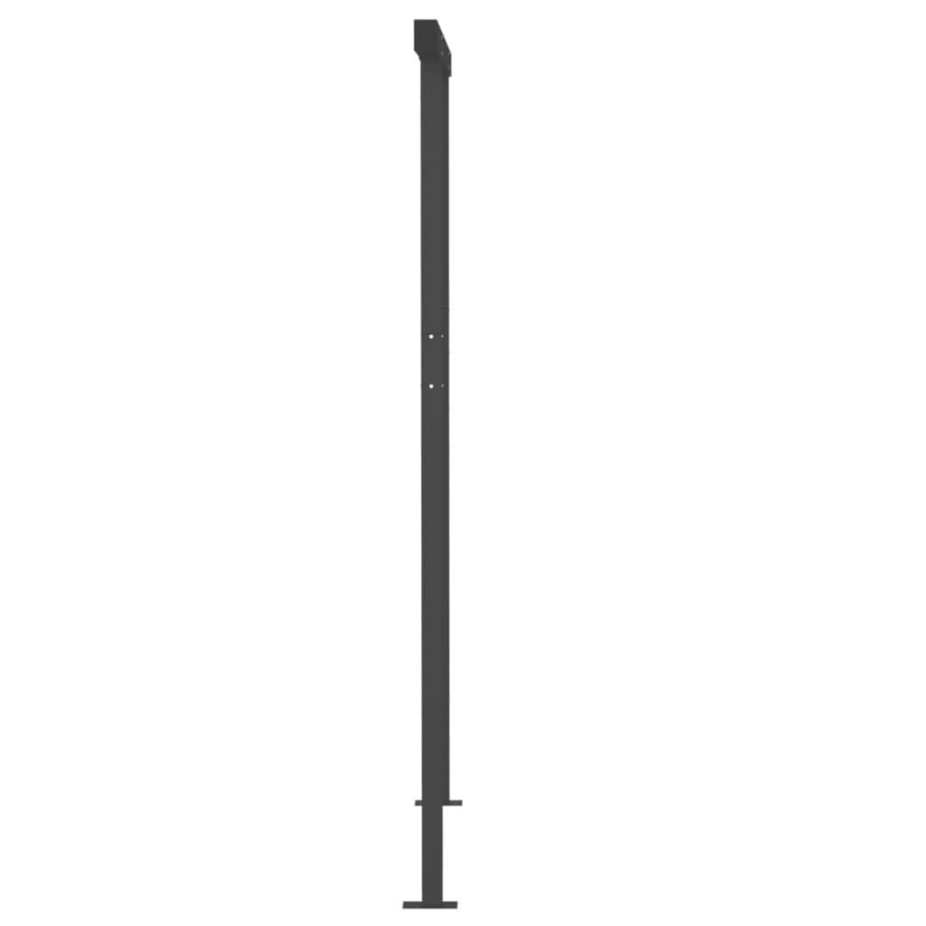 vidaXL Automatische Markise mit LED & Windsensor 3x2,5 m Blau Weiß