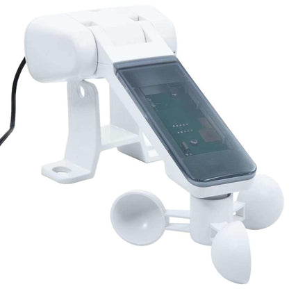 vidaXL Automatische Markise mit LED & Windsensor 3x2,5 m Creme