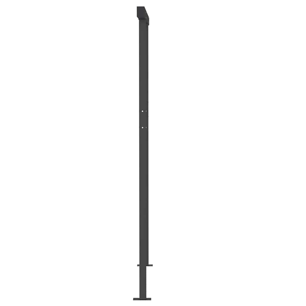 vidaXL Automatische Markise mit LED & Windsensor 3,5x2,5 m Anthrazit