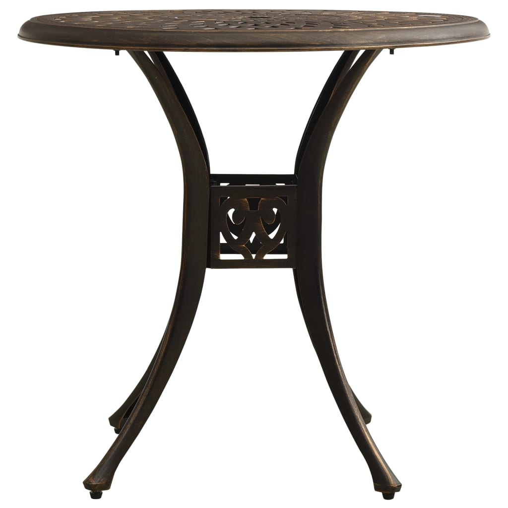 vidaXL 5-tlg. Bistro-Set Aluminiumguss Bronzen