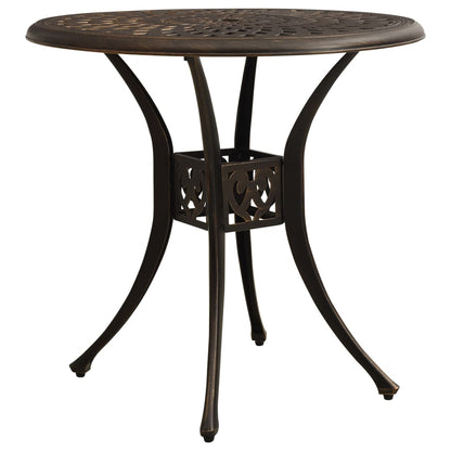 vidaXL 5-tlg. Bistro-Set Aluminiumguss Bronzen