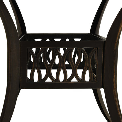 vidaXL 5-tlg. Bistro-Set Aluminiumguss Bronzen