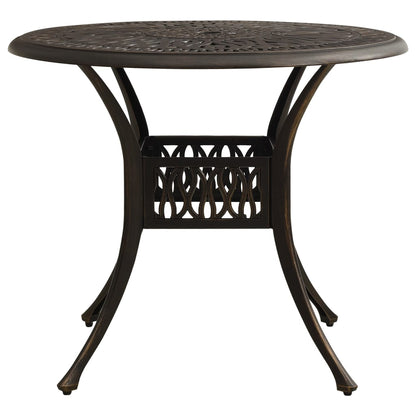 vidaXL 5-tlg. Bistro-Set Aluminiumguss Bronzen