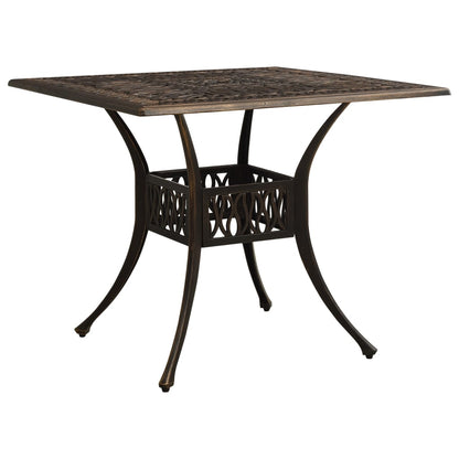 vidaXL 5-tlg. Bistro-Set Aluminiumguss Bronzen