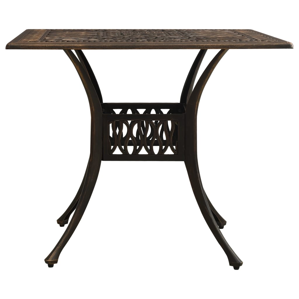vidaXL 5-tlg. Bistro-Set Aluminiumguss Bronzen