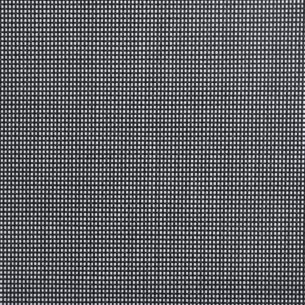 vidaXL 5-tlg. Garten-Essgruppe Aluminium und Textilene Silbern