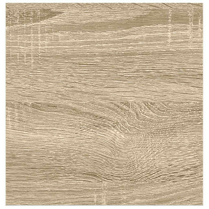 vidaXL Étagère murale aspect chêne et blanc 23x23,5x3,8 cm MDF