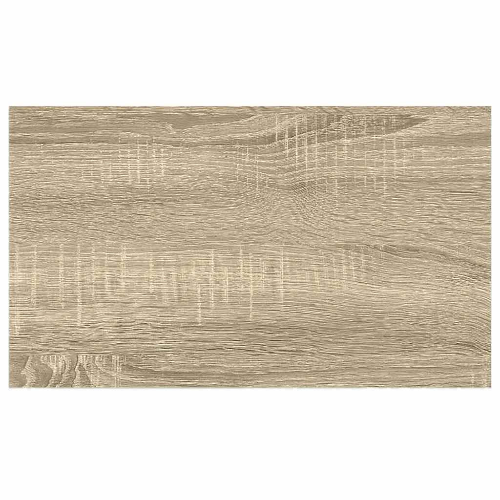 vidaXL Étagères flottantes 2 pcs Aspect Chêne et Blanc 40x23x3,8 cm MDF