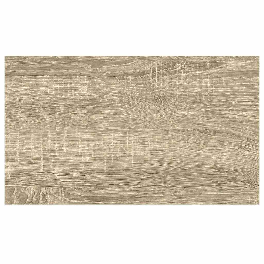 vidaXL Étagères murales flottantes 4 pcs aspect chêne et blanc 40x23x3,8 cm MDF