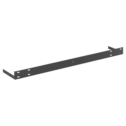 vidaXL Schweberegal Eichen-Optik und Weiß 80x23,5x3,8 cm MDF