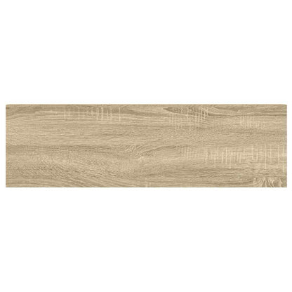 vidaXL Étagère flottante aspect chêne et blanc 90x23,5x3,8 cm MDF